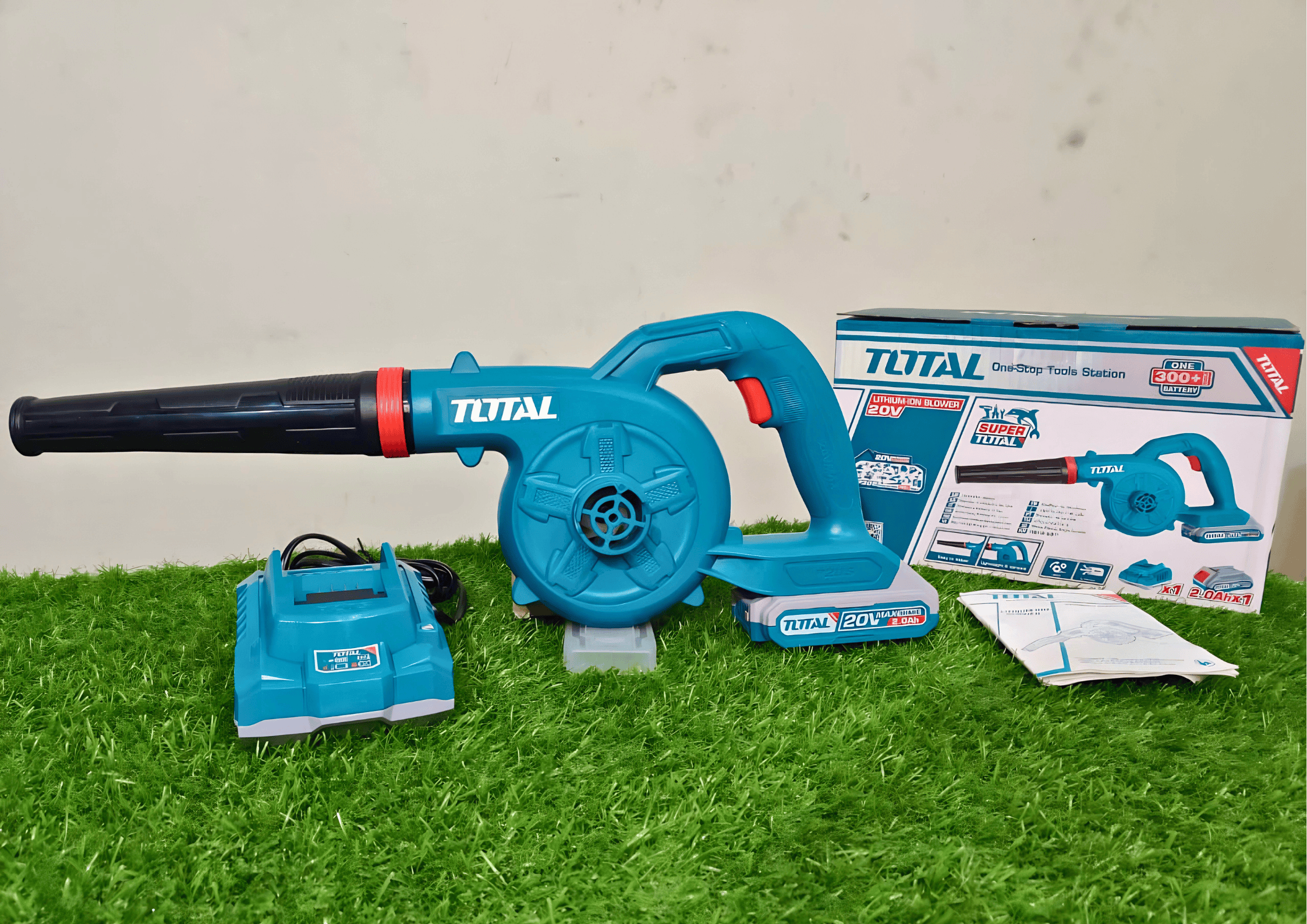 TOTAL 20V Lithium-Ion Cordless Blower | Lightweight, Compact & Powerful Dust Cleaner - Tools Point