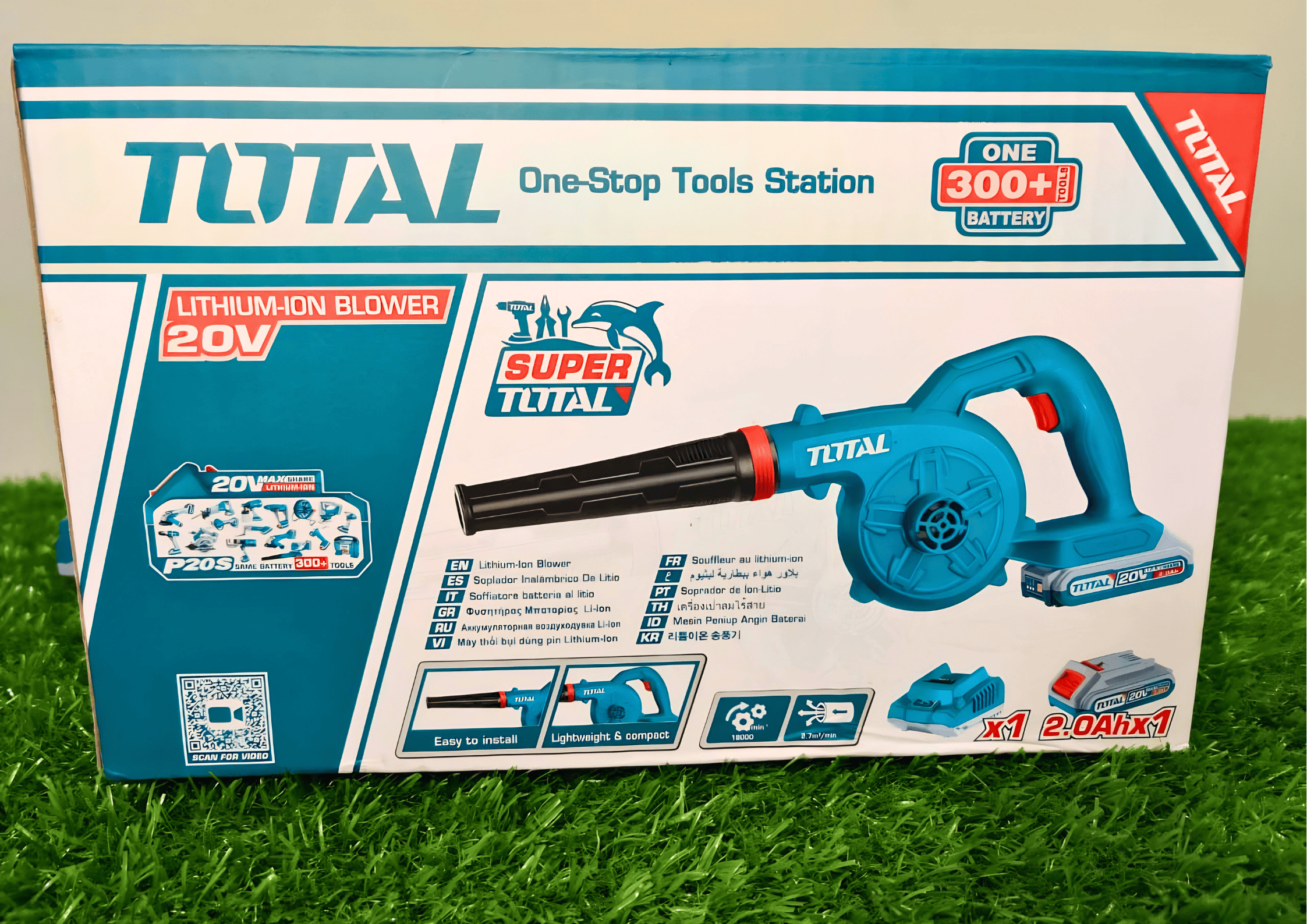 TOTAL 20V Lithium-Ion Cordless Blower | Lightweight, Compact & Powerful Dust Cleaner - Tools Point