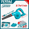 TOTAL 20V Lithium-Ion Cordless Blower | Lightweight, Compact & Powerful Dust Cleaner - Tools Point