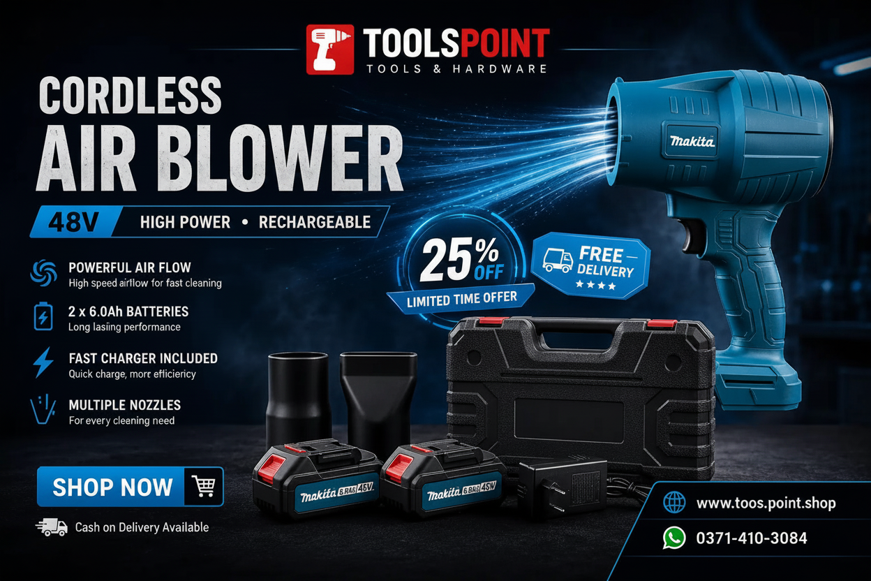 Cordless Air Blower 25% Off Banner