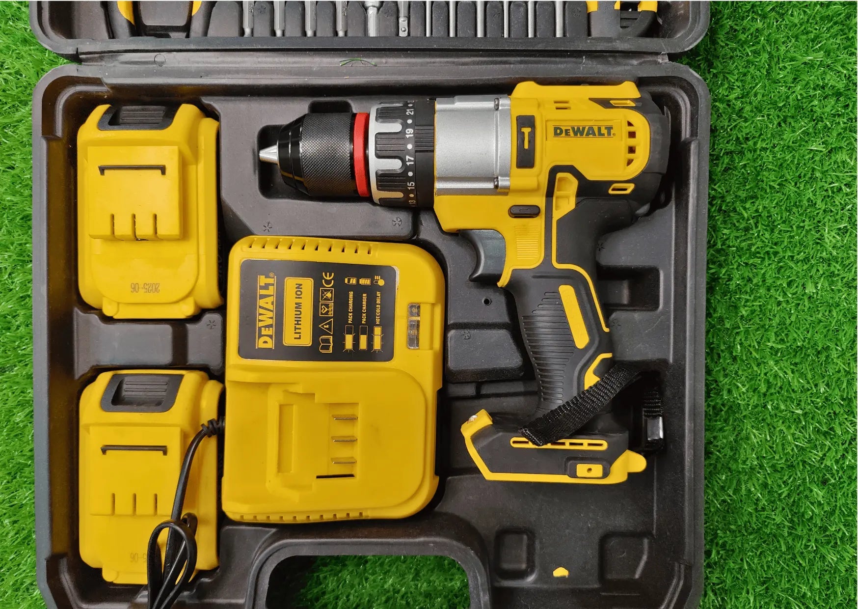 DeWalt 36V Hammer Drill | 42Nm Torque Concrete Crusher Pro Kit Tools Point